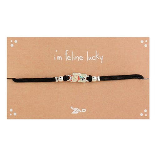 I'm Feline Lucky Cat Charm Pull Bracelet
