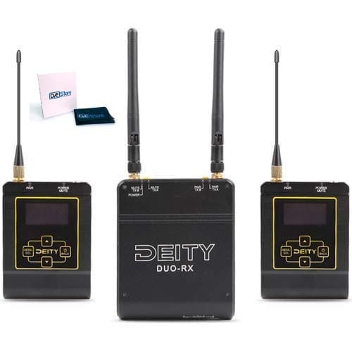 Deity Microphones Deity Connect Dual-Channel True Diversity Wireless System (2.4 GHz) with Lens Cloth Bundle