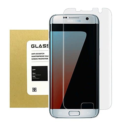 Galaxy S7 Edge Tempered Glass Screen Protector , Thierfy HD Screen Protector [9H Hardness] [Anti-Fingerprint] [ Bubble Free] [Scratch Proof] Screen Protector for Samsung Galaxy S7 Edge