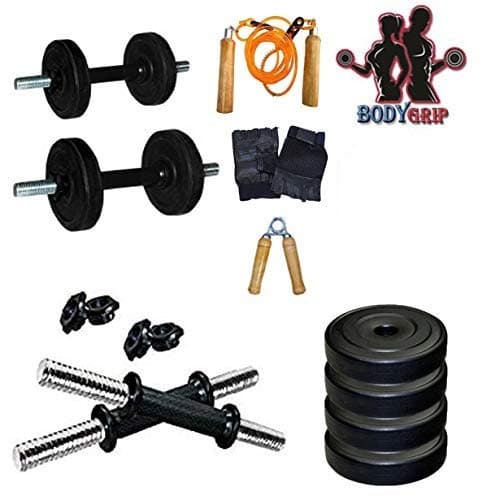 Bodygrip Dumbell Set Combo, 10 Kg