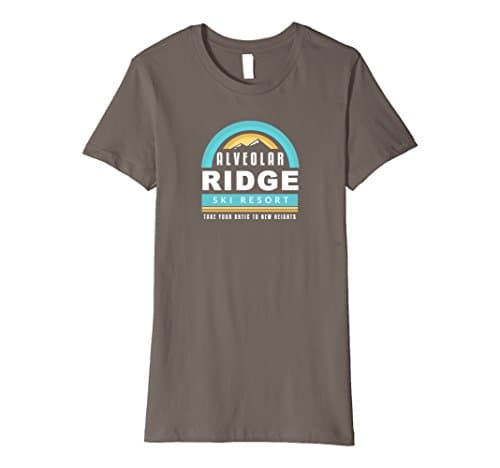 Women's Alveolar Ridge - Funny Speech Therapy Shirt Medium Asphalt