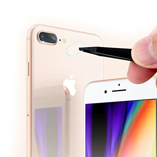 9H Hard Anti-scratch Tempered Glass For iPhone 8 Plus Rear Back Camera Lens Protector Compatible with iPhone 7 Plus-5.5 inch