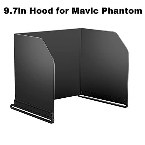 HeiyRC 9.7in Tablet Hood for DJI Mavic Pro and Spark DJI Phantom 3 Phantom 4,Folding Sun Shade for iPad air/Galaxy Tab S3,Drone Spare Parts