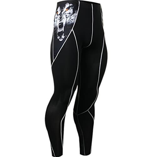 Vision Sports Men Compression Pants Long Tights Base Layer Legging p02M