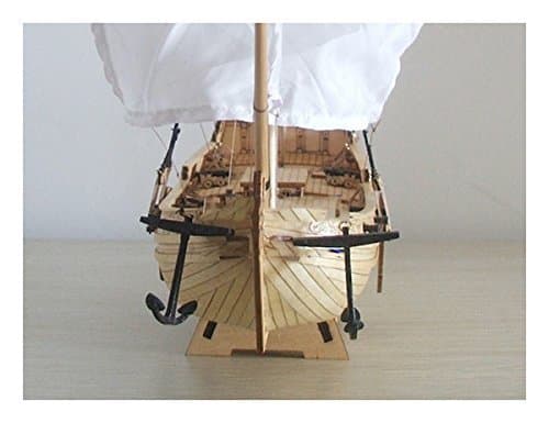 All New Version Wooden Sailing Boat Model Wood Scale Model1/80 Dutch Royal Yacht Scale Assembly Model Ship Building Kits Updated by Mintmall Toys