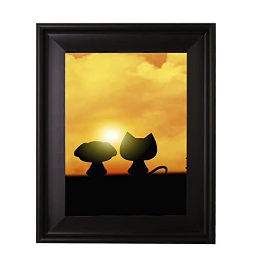 Wooden/Acrylic Decorative Table Photo Frame/Picture Frame 5 ×7’with Stand Support in Mapple by Weforever