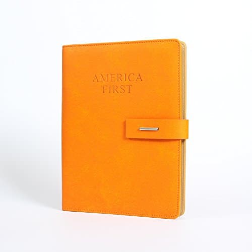 America First A5 Organizer | Undated Appointment Planner and Notebook | Journal (Orange)
