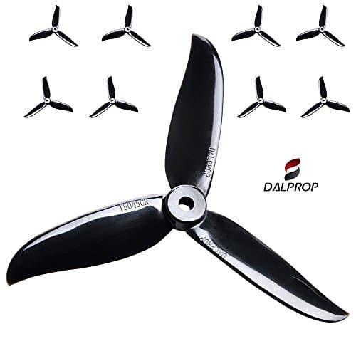DAL 5045 V3 Black Cyclone Extreme Performance FPV Racing Propellers, The Cyclone series has incresed performance through Advanced Tip Design. 4XCW and 4XCCW, 8 Propellers