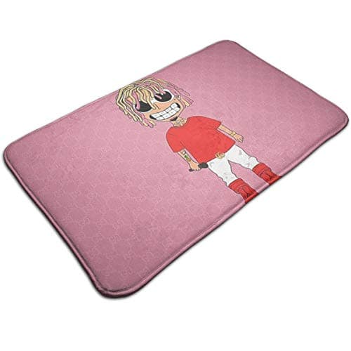 20" X 31" Non Slip Absorbent Memory Foam Bath Mat - Lil Pump Gucci-Gang Area Rug Carpet for Home Decor/Kitchen/Entry/Indoor/Outdoor/Living Room