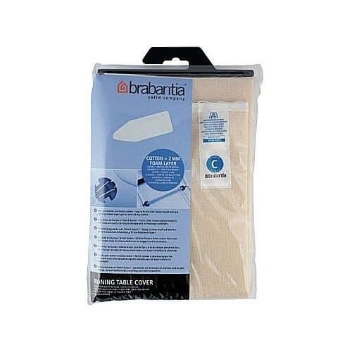 Brabantia C 49" x 18" Ironing Board Cover Ecru
