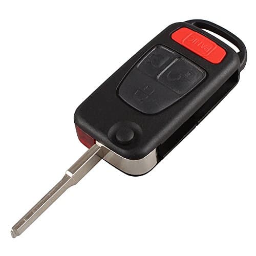 NEVERLAND Car Remote Control Key Shell Case & Blade Repair for Benz SLK230 98-04