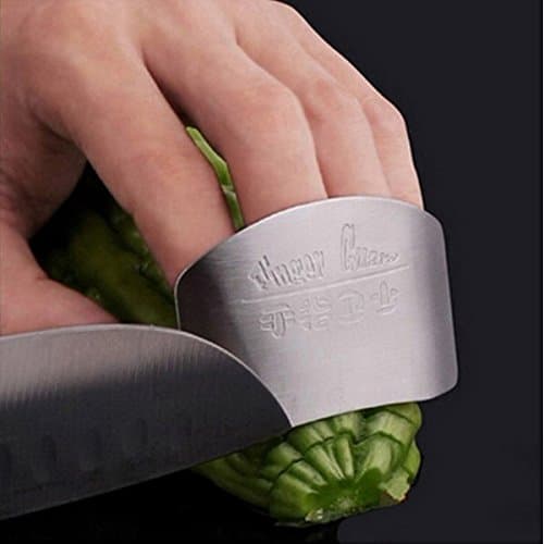 Stainless Steel Finger Hand Protector Guard Personalized Design Chop Safe Slice Knife Kitchen Cooking Tools by TJSpecia