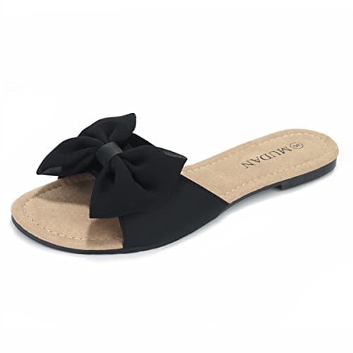 Mu Dan Women's Floral Flat Sandals