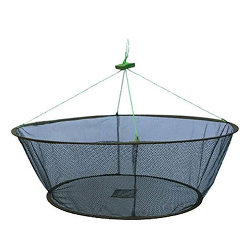 Samearon Dia:1M Heights:35CM Portable Folding Fishing Nets Network Casting Fishes Shrimp Crayfish Catcher Nets