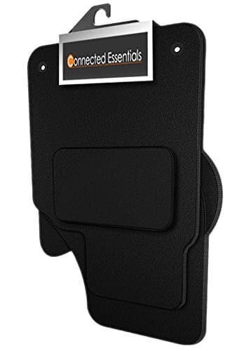 Connected Essentials CEM500 Car Mat Set Black With Black Trim Deluxe