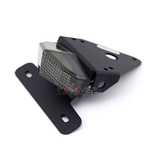 Motorcycle accessories Registration License Plate Holder LED Frame Tail Light Bracket Mount for SUZUKI DRZ400 S/SM DRZ400SM DRZ400S