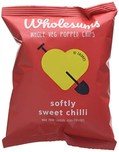 Wholesums Softly Sweet Chilli popped vegetable chip 22g (Pack of 20)