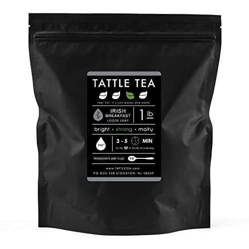 Tattle Tea Black Tea Blend, Irish Breakfast, 1 Pound