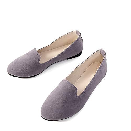 Slduv7 Women Pointed Comfortable Flat Ballet Shoes