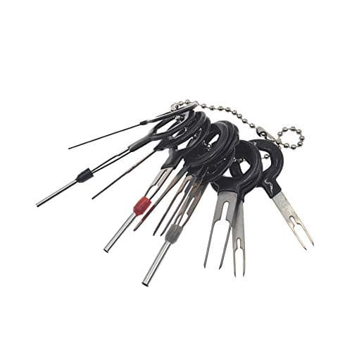AFCN: 1set Auto Car Terminal Removal Tools Electrical Wiring Crimp Connector Pin Extractor Kit Car Repair Hand Tool Set Radio Plug Key