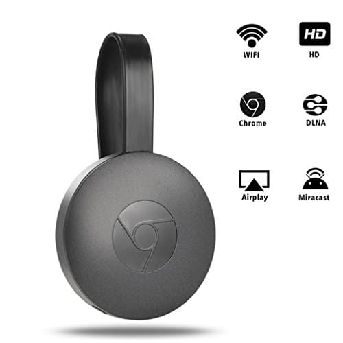 Wireless WiFi Display TV Dongle Receiver 1080P Android HD Airplay Media Streamer Adapter Media TV Stick For Google Chrome, Support Google Play, Chrome browser, YouTube,Netflix,Hulu Plus,IDMB,Quickflix