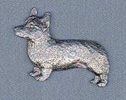 SDISC Pembroke Welsh Corgi Pewter Pin