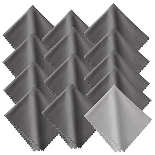 Xthel Microfiber Cleaning Cloths for Electronics (13 Pack) - Cleans Lenses, Glasses, Screens, Cameras, iPad, iPhone, Eyeglasses, Cell Phone, LCD TV Screens and More