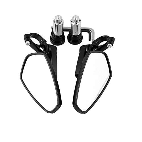 Motorcycle Bar End Mirrors Rear View CNC For Honda GROM MSX125 CB500F / Kawasaki Z125 pro Z650 Z750 Z800 Z900 ER6N ER6F / Yamaha MT-03 MT-07 FZ-07 MT-09 FZ-09 MT-10 FZ-10 MT-25 FZ6 FZ8 FZ6R