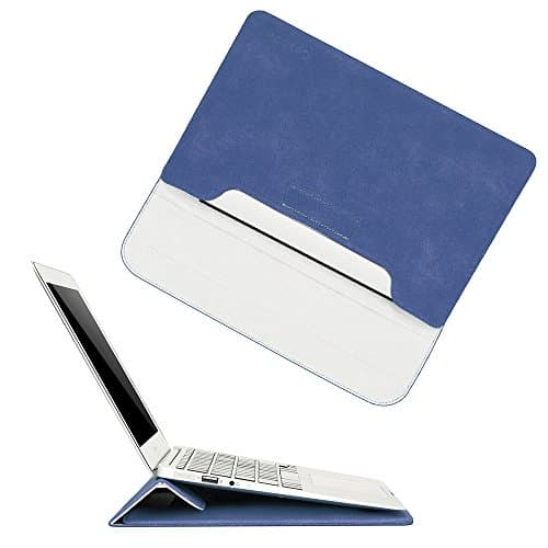 Macbook Sleeve Case 13 Inch with Stand, Cesbow Laptop Protective Bag Cover Carry Handbag for Macbook Pro 13" and Macbook Air 13", Compatible with 13" Laptop Notebook Ultrabook Chromebook(Blue)