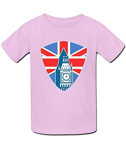 Ta Dey La Tour Eiffel Union Jack Shield Tshirt for Man XXXL pink