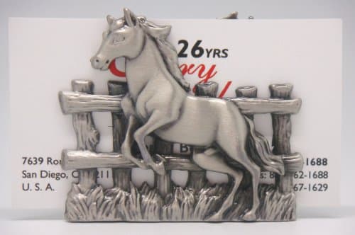 Name Card Holder - Horse (Item # 39)