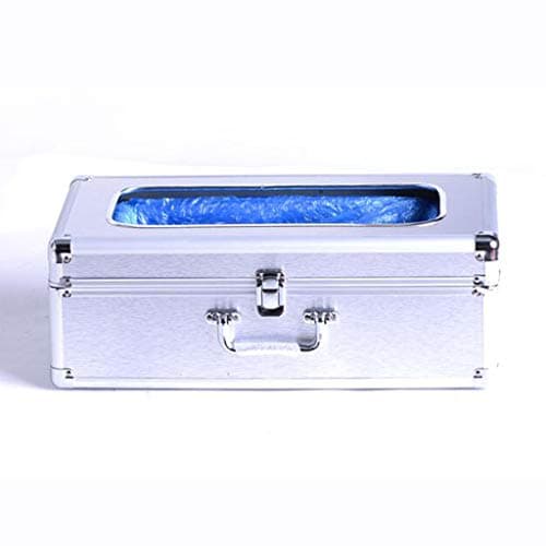 Feifei Home Automatic Shoe Cover Machine with PE Shoe Cover Office Disposable Foot Cover Machine Non-Slip (Color : 1, Size : 100 PE Shoe Cover)