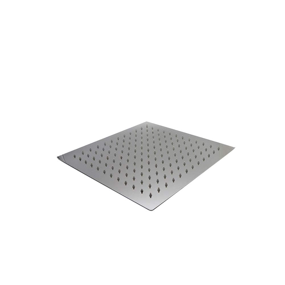 Almabner Shower Head Square High Pressure Shower Head Easy Install Stainless Steel Large Rainfall