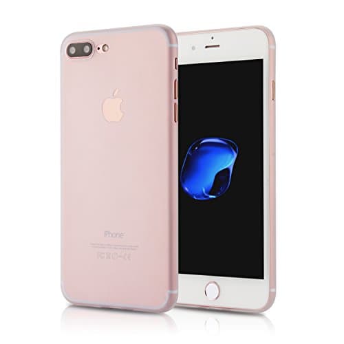 iPhone 7Plus Case, HOOSUN Super Thin simple anti-skid scratches protection scrub material does not change color 5.5Inch For Apple iPhone 7Plus (Matte transparent)