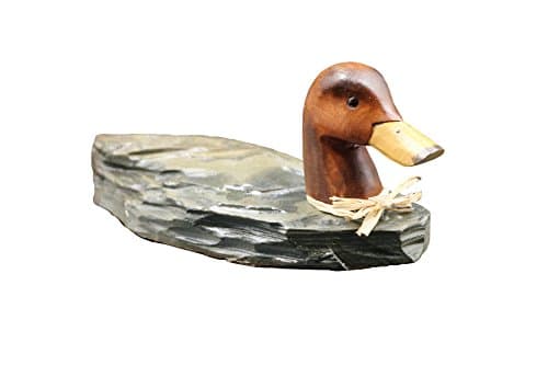 Stone Age Creations AN-RSDU-09 Rusted Slate Duck, 9"
