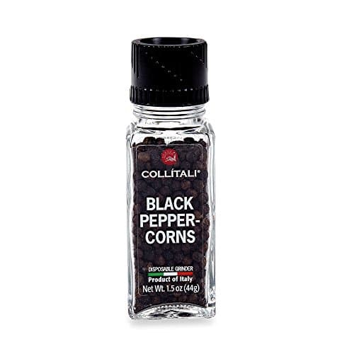 Collitali Disposable Black Peppercorn Grinder