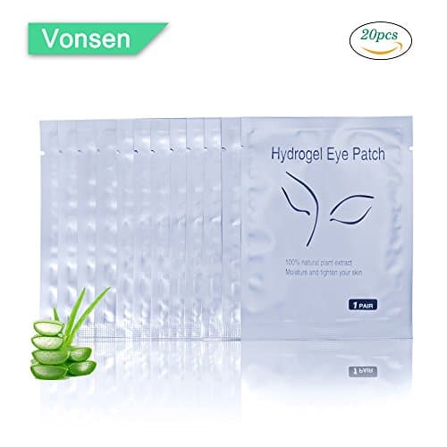 20 Pairs Set, Under Eye Pads, Comfy and Cool Under Eye Patches Gel Pad for Eyelash Extensions Eye Mask Beauty Tool