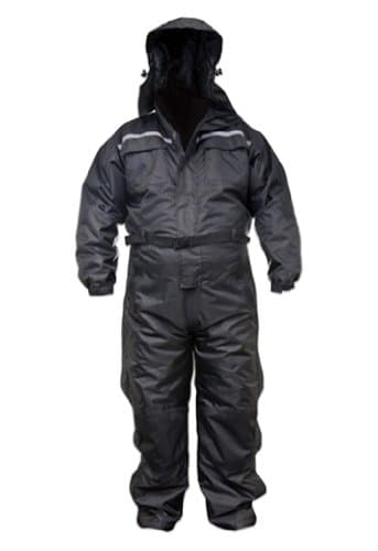 Mossi Xtreme Heavy Duty Fabric Snowsuit (Black, Medium)