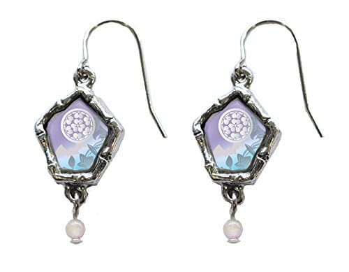 Lemon silver bamboo frame earrings 04. Chosokabe Motochika