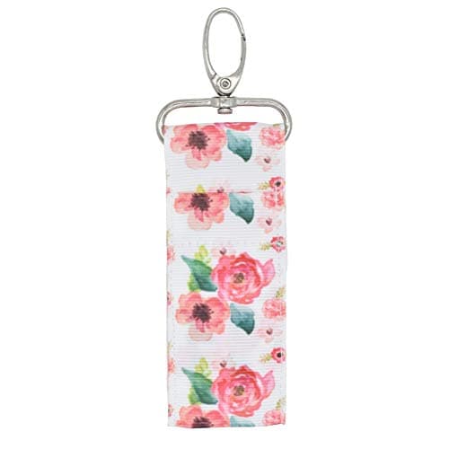 Lip Balm Chapstick Pouch Strap Key Ring Bag Lipstick Holder with Keychain