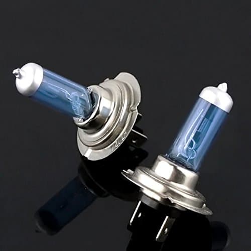 Tpfocus H4 55W Super White Headlight Xenon Halogen Globes Car Light Lamp Blue Bulbs(2 Pcs)