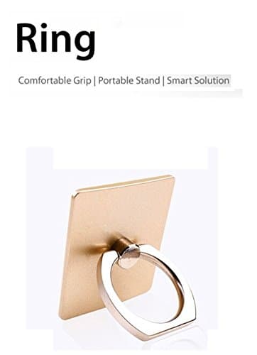 * GOLD * Universal Ring Grip / Holder / Stand with 360 Rotation Ring Hook for cell phone, Apple iPhone 6s 6 Plus, Samsung Galaxy S6 Edge, iPad. Anti-drop &amp; Anti-theft Clasp