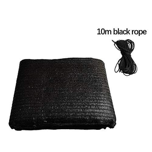 Sunnykud 6.5'x19.7'Shade Cloth Shade Fabric 60%-70% Sunblock Shade Cloth with Grommets for Pergola Cover Canopy Plant Cover Greenhouse, Black
