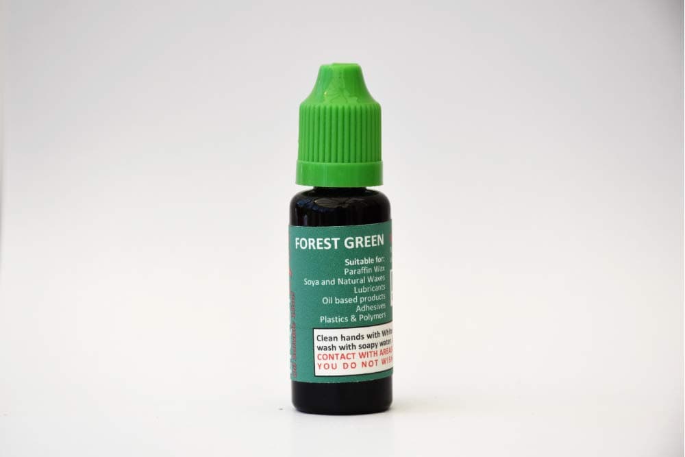 LiquiDyes ® - Liquid Candle Dyes 15ml Multiple Colours (Forest Green)