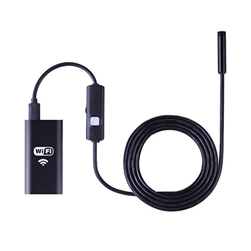 Fastle WIFI Wireless Endoscope 8.0mm Diameter Inspection Borescope 2.0 Megapixels HD 6 Led for Phone and Computer (3.5M Cabel)