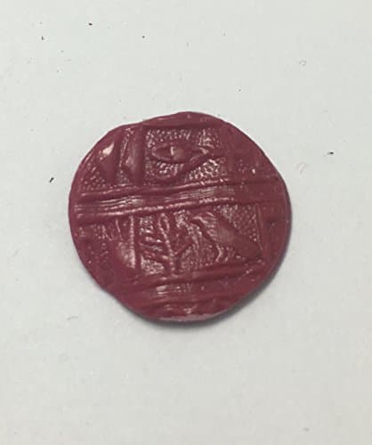 Egyptian Hieroglyphics in Raspberry Pink - Handmade Pendant with or without Necklace Chain