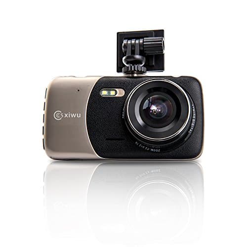 XIWU 4" Screen 1080P Full HD 170° Angle View Dashboard Camera Recorder Car Vehicle Dash Cam with 16GB Card, G-Sensor ,Loop Recording, Night Vision ,WDR