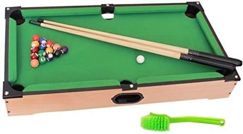 Samaira Annie Billiard and Pool with 2 Cue, 16 Balls, 1 Triangle, 1 Brush, Medium, 70x37x10cm (Multicolour)