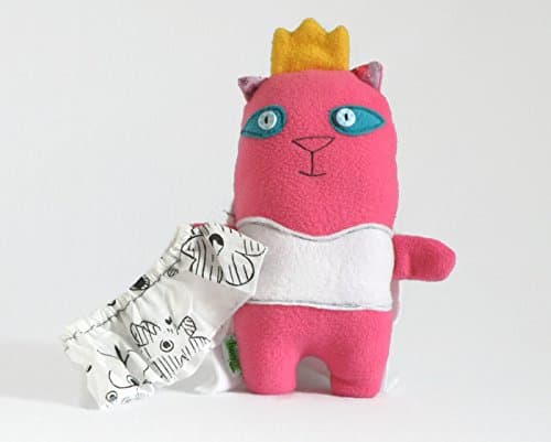 Handmade Pink Princess Stuffed Cat Plush Toy