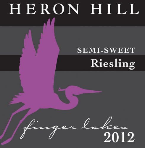 2012 Heron Hill Classic Semi-Sweet Riesling 750 mL